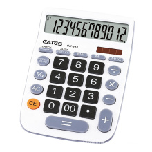 Customized popular  promotion calculator of 12 digit with check and correct function solar calculator CX-813